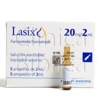 LASIX INJECTABLE 20 MG/2 ML X 5